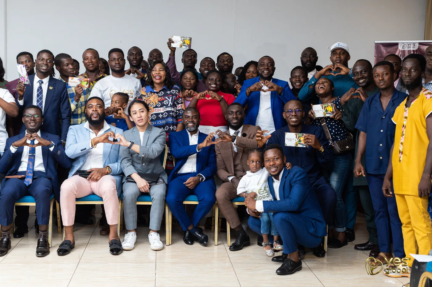 Participants and founders at a YES Global event